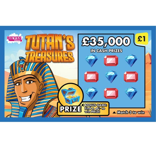 Morrisons Foundation Scratch Card - Tutan's Treasure 