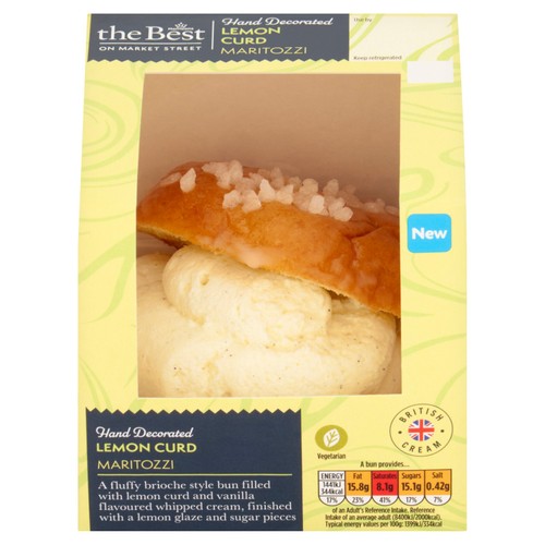 Morrisons sicilian lemon maritozzi
