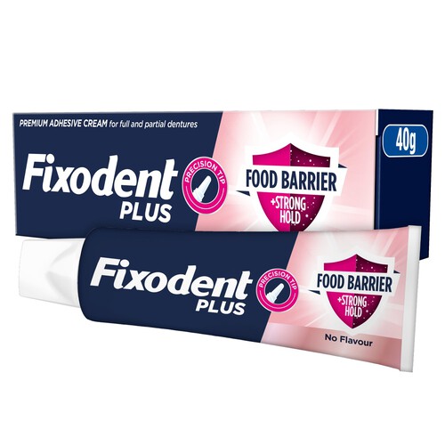 Fixodent Plus Best Food Seal Denture Adhesive Cream