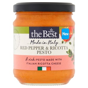 Morrisons The Best Red Pepper & Ricotta Pesto 190g
