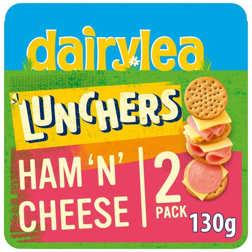 Dairylea Lunchers Ham Twin Pack   2 x 65g