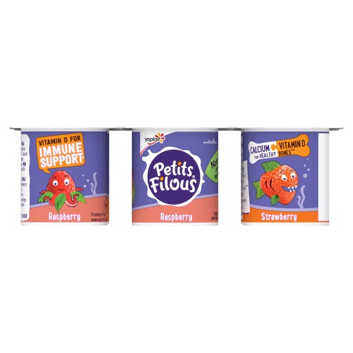 Petits Filous Kids Strawberry & Raspberry Yoghurt