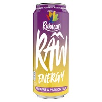 Rubicon Raw Energy Pineapple Passion Fruit