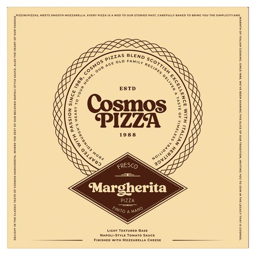 Cosmo's Hand Finished Pizza Margherita