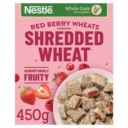 Nestle Shredded Wheat Red Berries and Vanilla Cereal