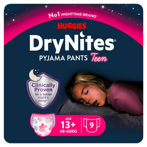 Huggies Drynites Pyjama Pants 13+ Girl