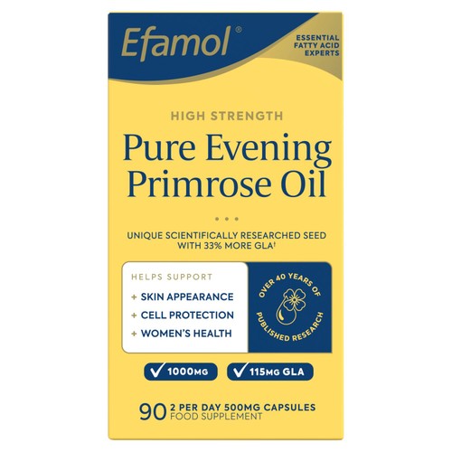 Efamol High Strength Pure Evening Primrose Oil 90 Capsules