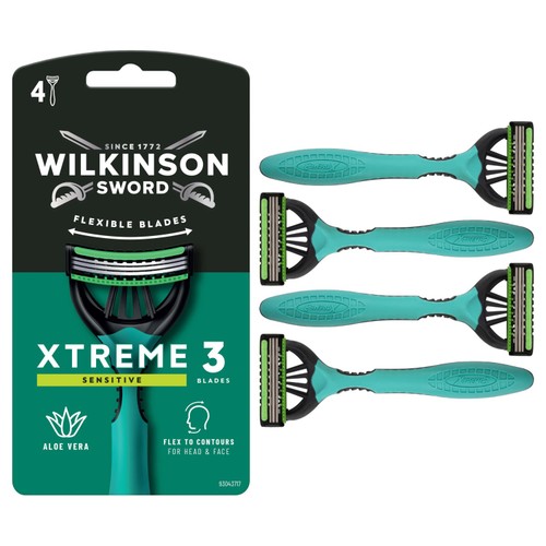 Wilkinson Sword Xtreme 3 Sensitive Men's Disposable Razors