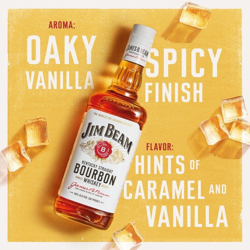 Jim Beam Kentucky Straight Bourbon Whiskey - Morrisons Online