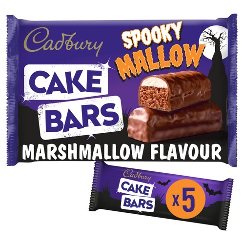 Cadbury Spooky Mallow Cake Bars 5 Pack