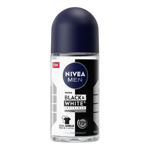 NIVEA MEN Black & White Original 72h Anti-Perspirant Deodorant Roll-On