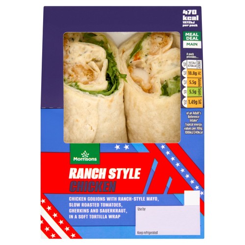 Morrisons Ranch Style Chicken Wrap