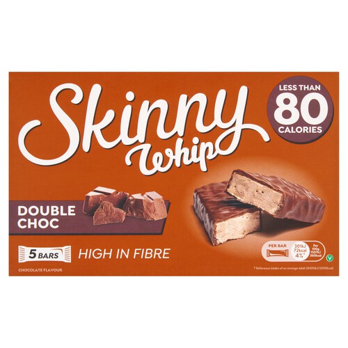 Skinny Whip Double Chocolate 5 Bars 