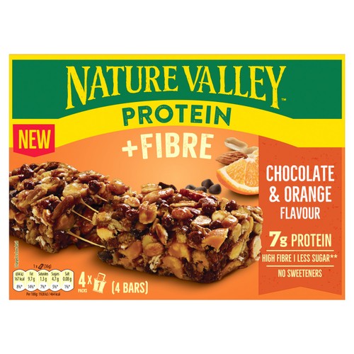Nature Valley Protein Chocolate & Orange 4 Pack 120G