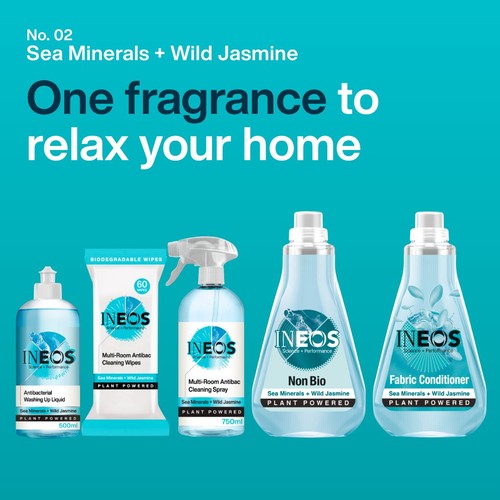 Ineos Anti-Bacterial Multi Room Spray Sea Minerals & Jasmine 