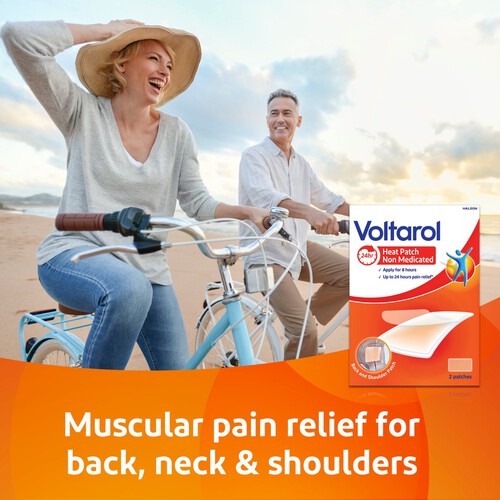 Voltarol Non Medicated Back & Muscle Pain Killer Heat Patch