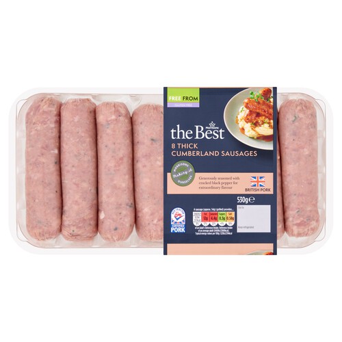 Morrisons The Best 8 Cumberland Sausages