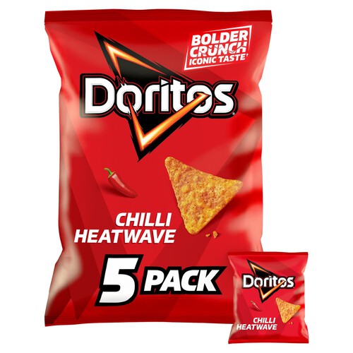 Doritos Chilli Heatwave Tortilla Chips Multipack Crisps