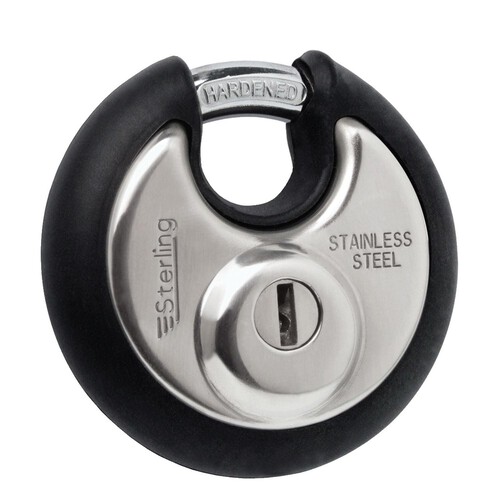 Sterling 70Mm Stainless Steel Disc Padlock