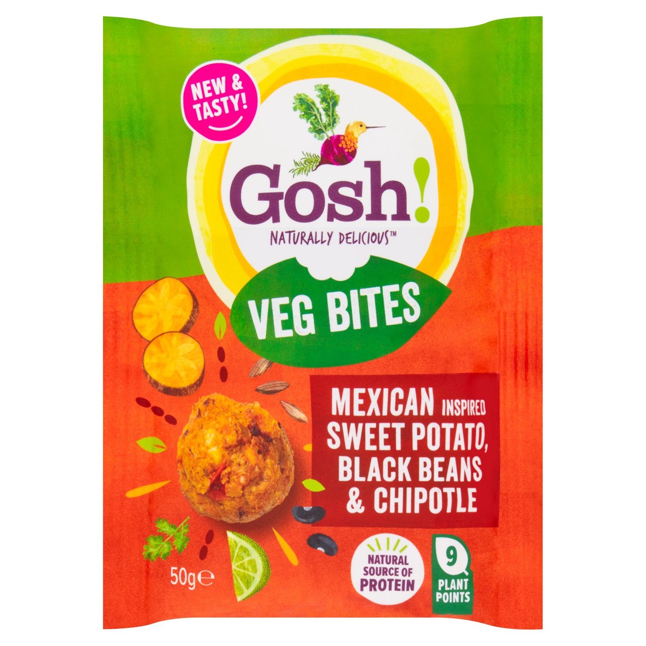 Gosh! Veg Bites Mexican Inspired 50g