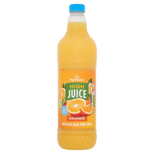 Morrisons No Added Sugar Orange High Juice Squash 