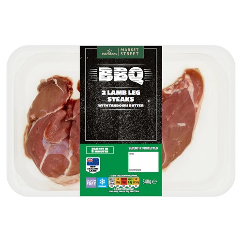 Morrisons Lamb Leg Steaks With Tandoori Butter 340g