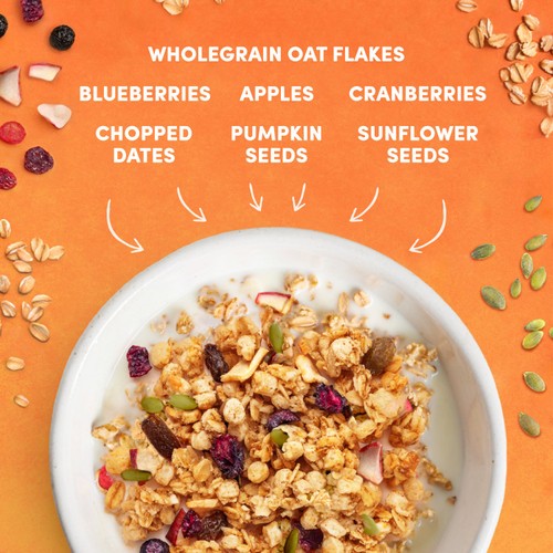 Jordans No Added Sugar Apple & Berry Granola Breakfast Cereal 425g