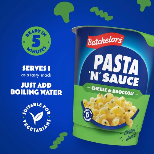 Batchelors Big Pasta 'n' Sauce Cheese & Broccoli Instant Pot 85g