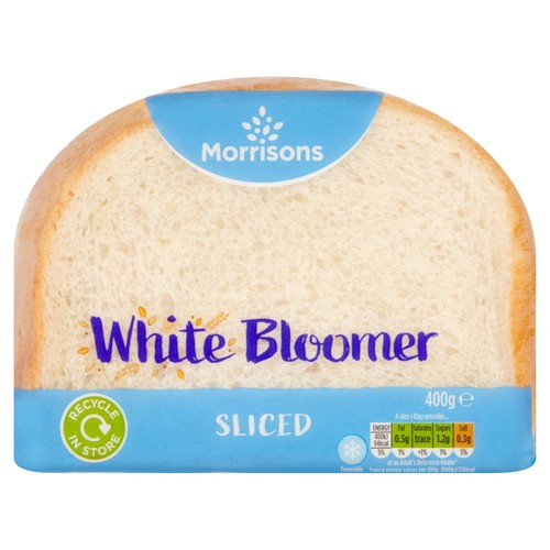 Morrisons soft white bloomer