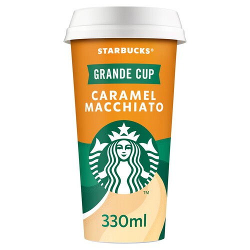 Starbucks Caramel Macchiato Grande Iced Coffee 