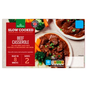 Morrisons Slow Cooked Beef And Red Wine Casserole 450g