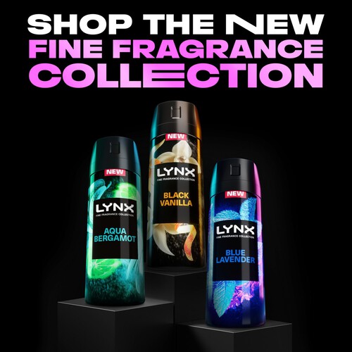 Lynx Fine Fragrance Collection Deodorant Bodyspray Blue Lavender