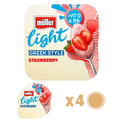 Muller Light Greek Style Strawberry Yogurt