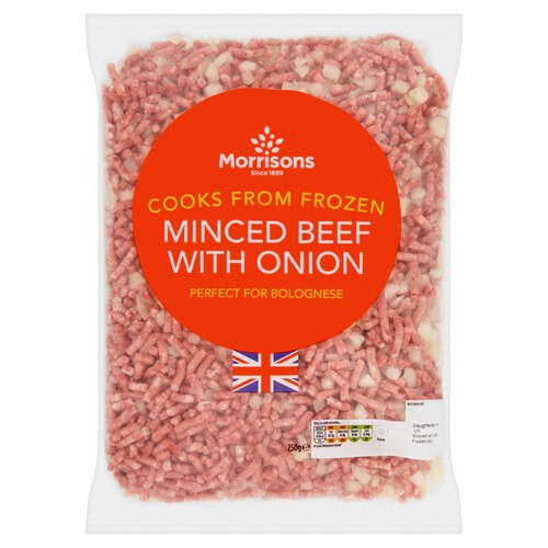 Morrisons Minced Beef with Onion 