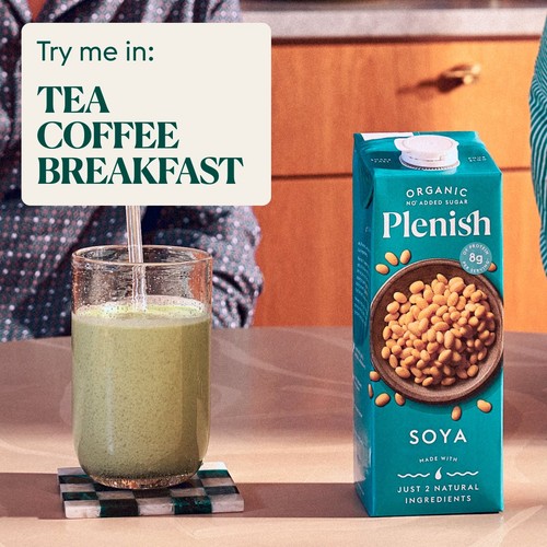 Plenish Organic Soya Milk Uht 1L