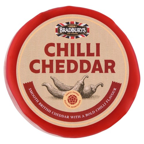 Bradburys Chilli Cheddar Truckle 200g