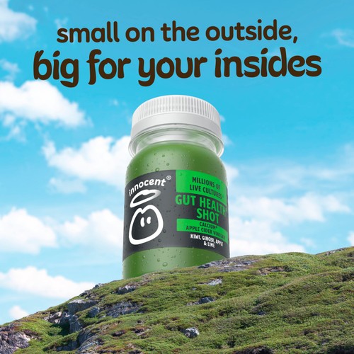 Innocent Gut Health, Kiwi, Ginger, Apple & Lime Shot 80ml