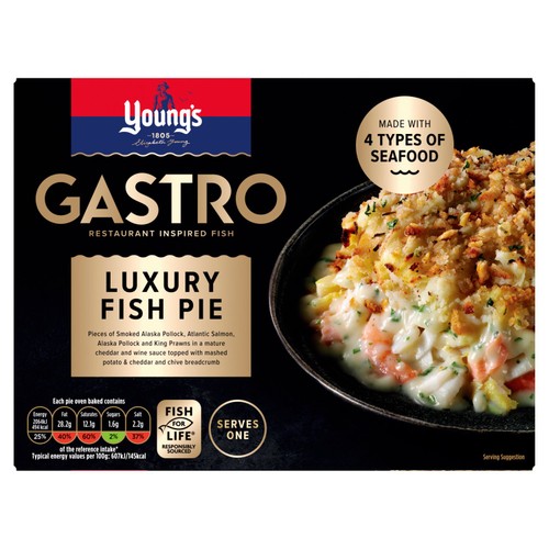 Young's Gastro Luxury Fish Pie   370g