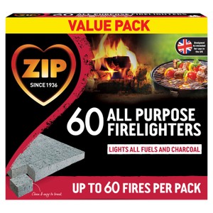 Zip All Purpose Firelighters Block 60