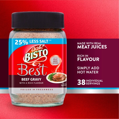 Bisto Best Reduced Salt Beef Gravy Granules