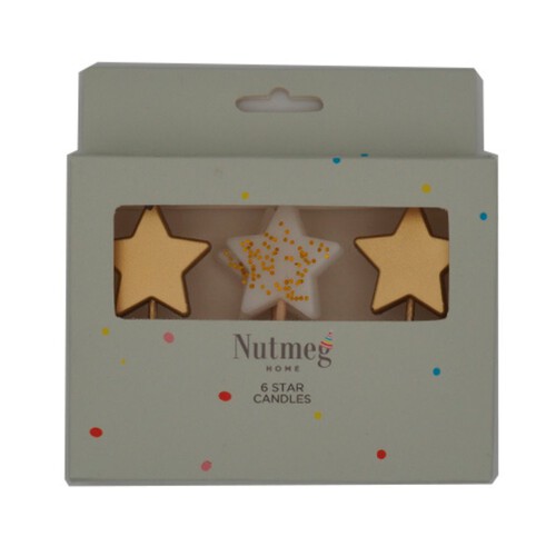 Nutmeg Star Candle Picks