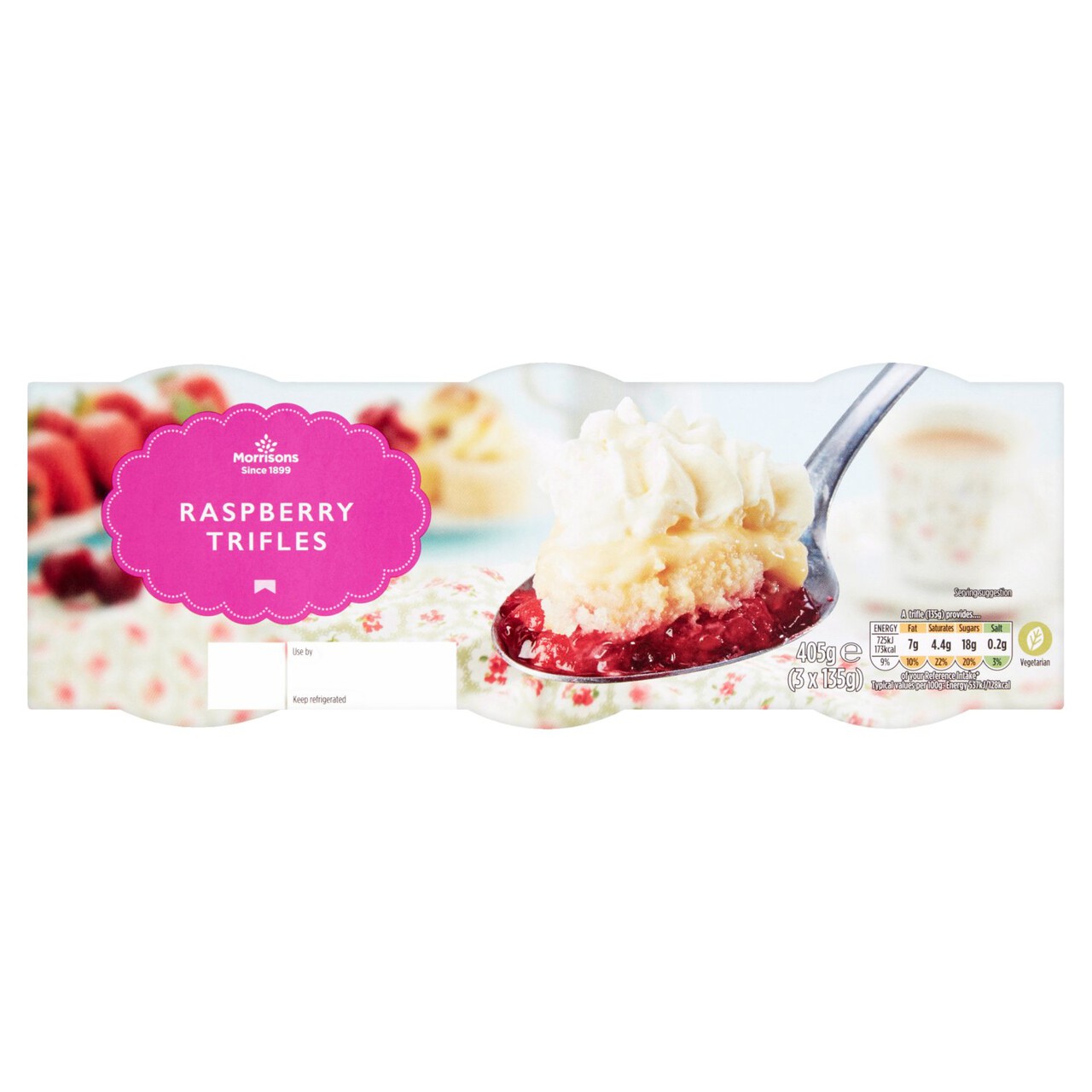 Morrisons Raspberry Trifles - Morrisons Online Groceries & Offers