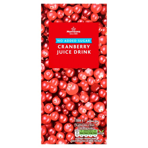 Morrisons No Added Sugar Cranberry Juice Drink