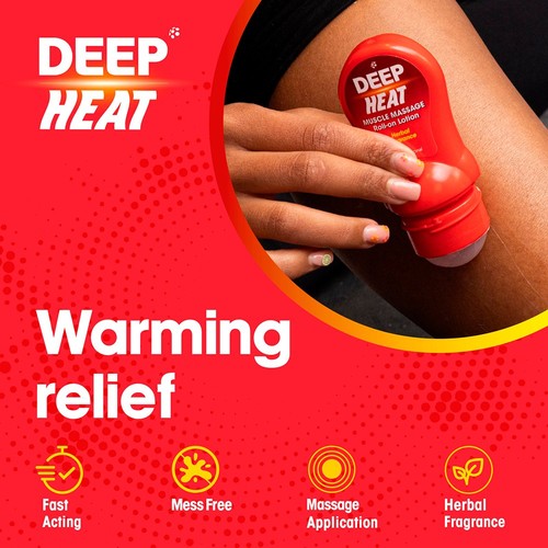 Deep Heat Muscle Massage Roll On 