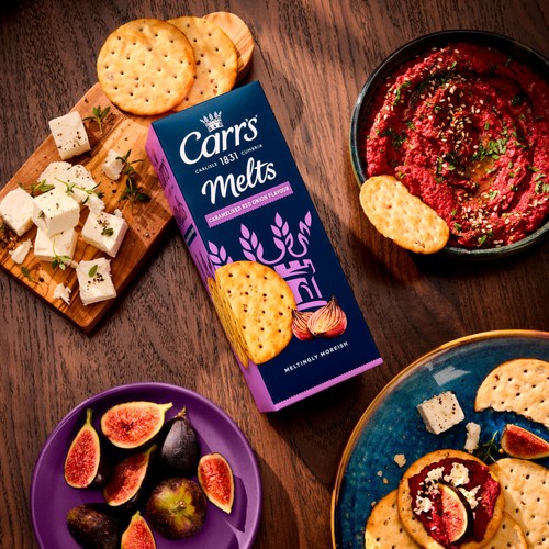 Carr's Melts Caramelised Red Onion Flavour Crackers 150g