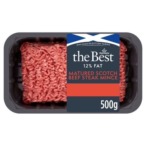 Morrisons the best 12 fat matured scotch minced beef