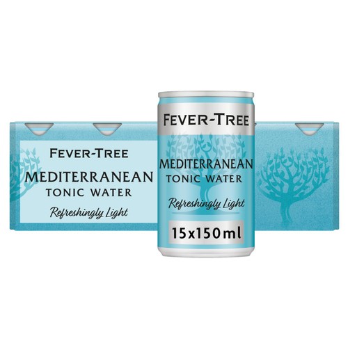 Fever-Tree Refreshingly Light Mediterranean Tonic Water 15 x 150ml