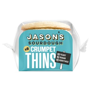 Jason's Sourdough Crumpet Thins 8 Pack