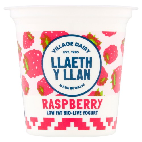 Village Dairy Llaeth Y Llan Raspberry Yogurt