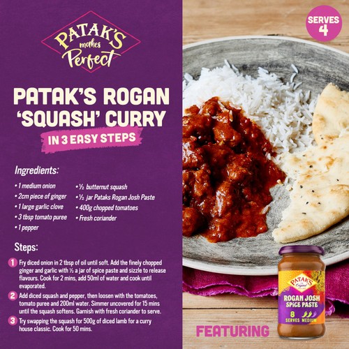 Patak's Rogan Josh Indian Medium Spice Paste 283g